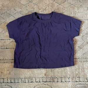 Lululemon short sleeve crop top